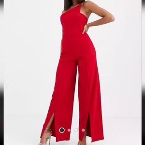 Missguided One Shoulder Jumpsuit
